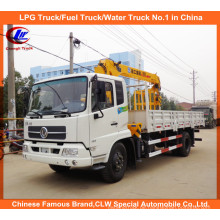 Heavy Duty Dongfeng 190HP 4 * 2 LKW mit Kran